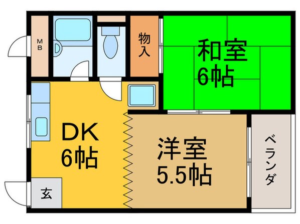 エヌハイムの物件間取画像